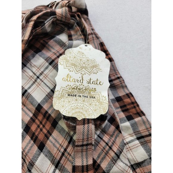 NEW Altar'd State Women's S Wrap Plaid Short Skirt Made in the USA - Picture 2 of 9